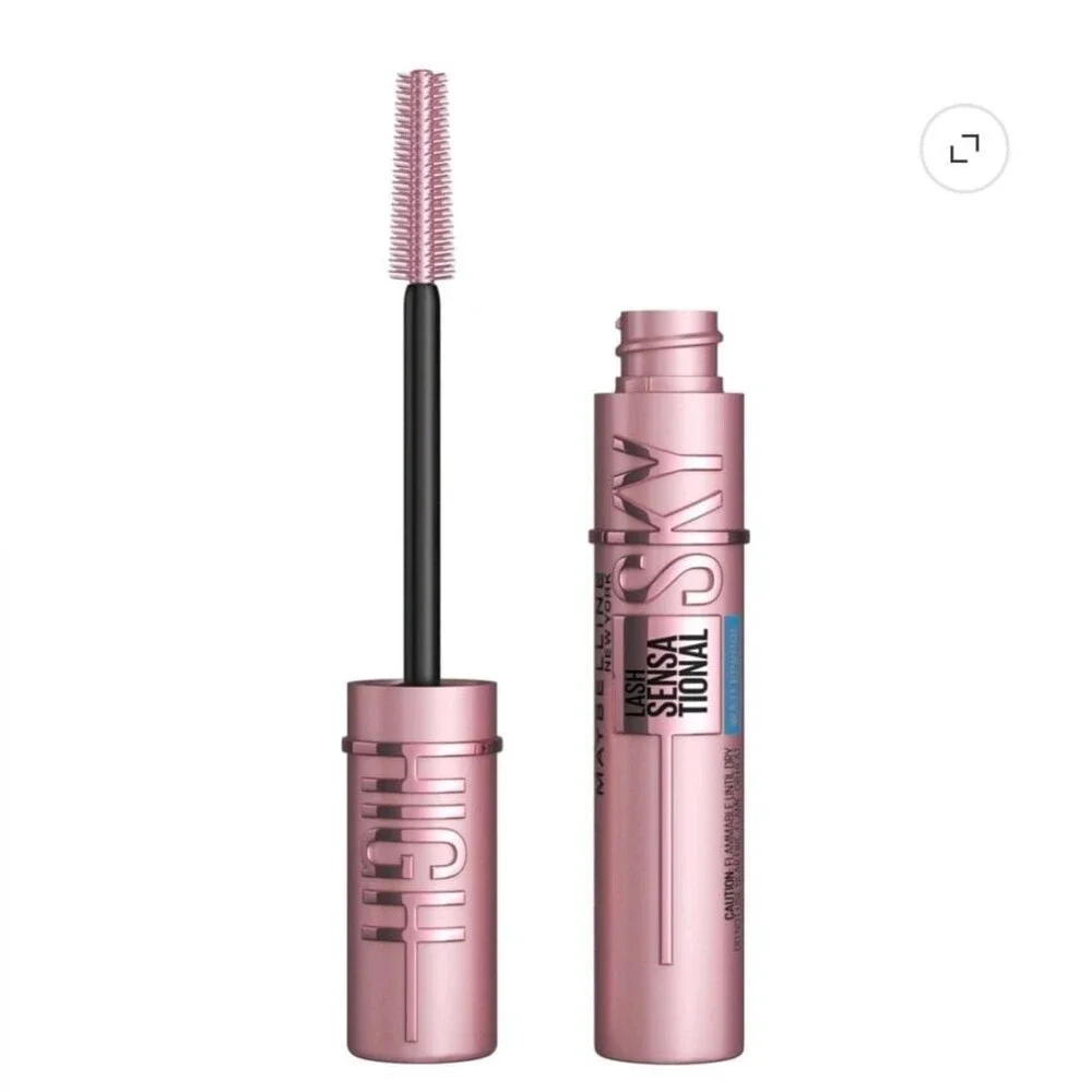 maybelline lash sensational sky high waterproof mascara very black 0.2 fl oz New